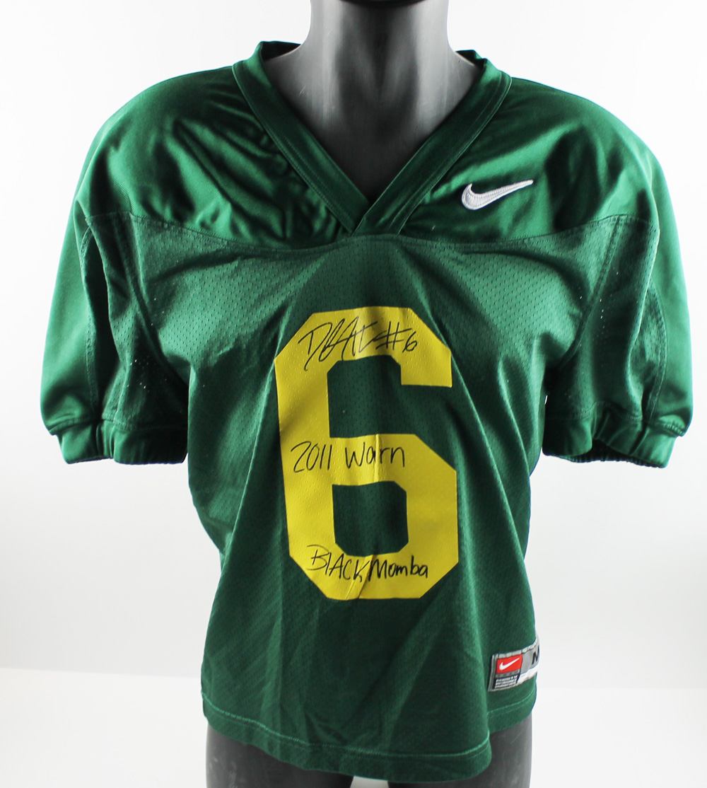 Men Oregon Ducks #6 De'Anthony Thomas White Nike Stitch Jersey