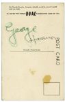 Vintage George Harrison Signed B.O.A.C Postcard (REAL/Epperson & Tracks)