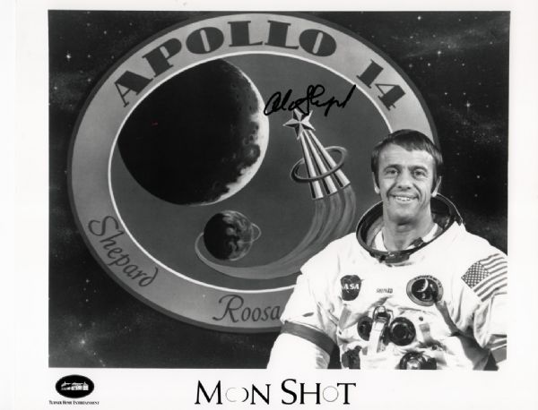 Alan Shepard Signed Black & White 8x10 Photograph (PSA)