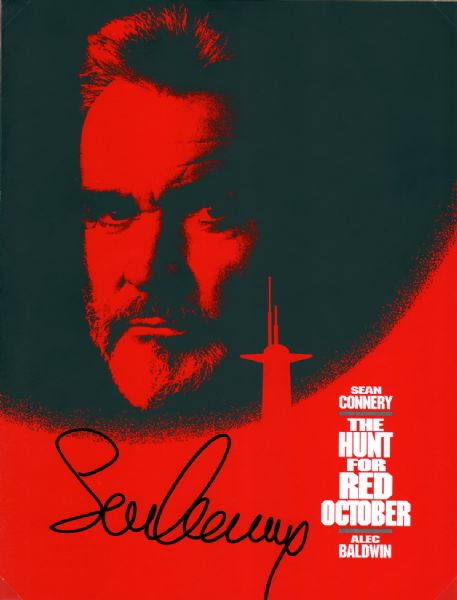 Sean Connery Signed "The Hunt for Red October" Premier Program (PSA/DNA)