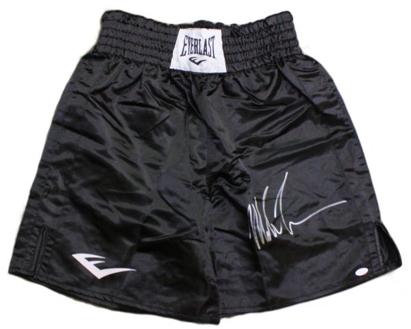 Mike Tyson Signed Everlast Boxing Trunks (JSA)