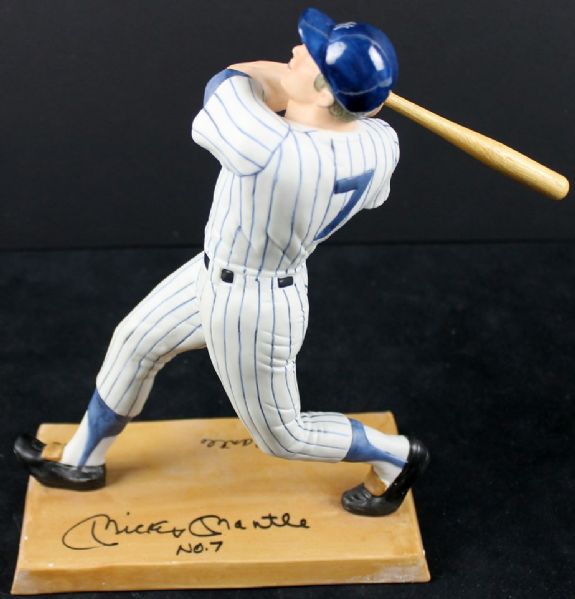 Mickey Mantle Signed Sports Impressions Limited Edition Figurine (JSA)