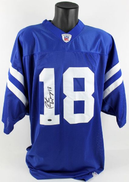 Peyton Manning Signed Pro-Style Indianapolis Colts Jersey (Triumph Sports)