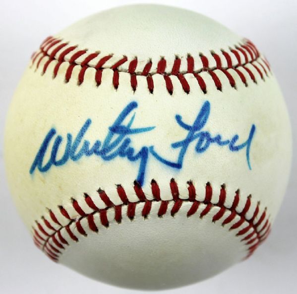 Whitey Ford Signed OAL MacPhail Baseball (PSA/DNA)