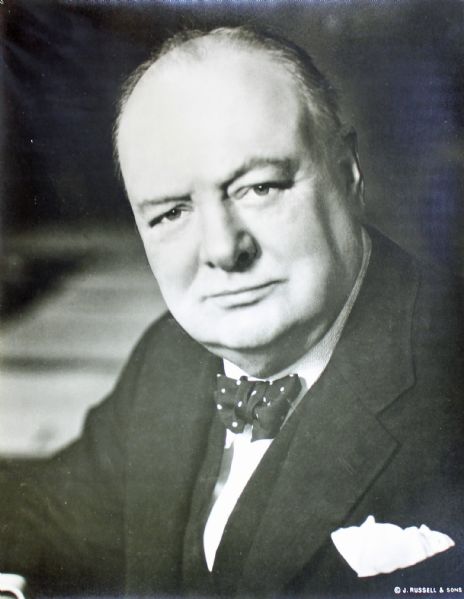 Original Type IV Photo of Winston Churchill from Lahmers Studios