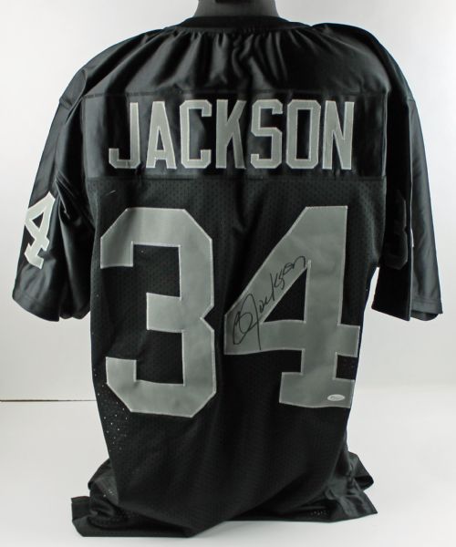 Bo Jackson Signed Pro-Style Oakland Raiders Jersey (JSA)