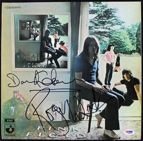 Pink Floyd: David Gilmour & Roger Waters Rare Dual Signed Album - "Ummagumma" (PSA/DNA)