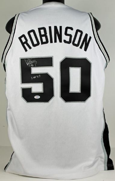 David Robinson Signed Spurs Jersey (PSA/DNA)