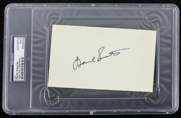 Frank Sinatra Encapsulated Cut Signature (PSA/DNA)
