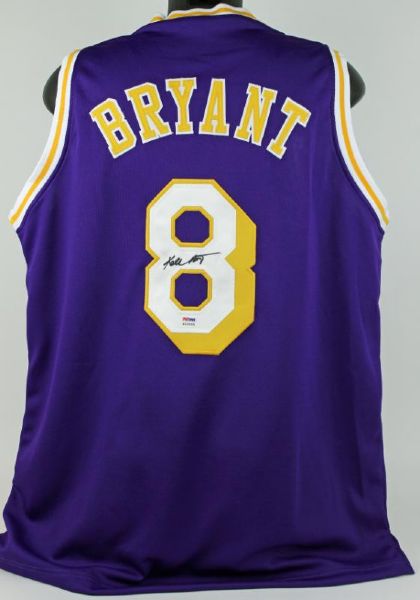 Kobe Bryant Signed Los Angeles Lakers Pro Style Jersey (PSA/DNA)