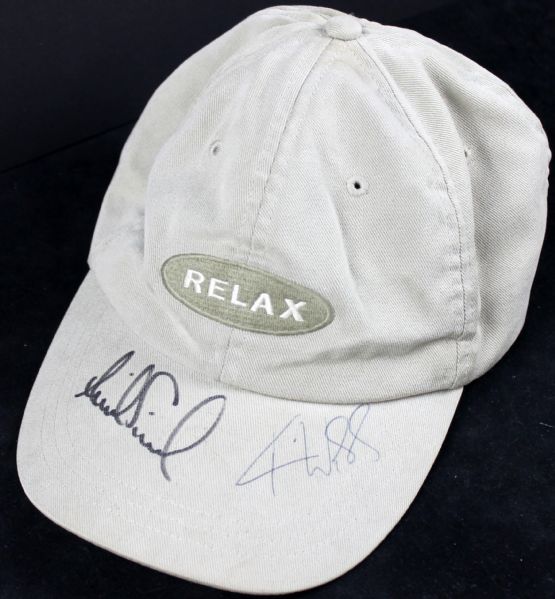 Annika Sorenstam & Karrie Webb Signed Hat (PSA/DNA)