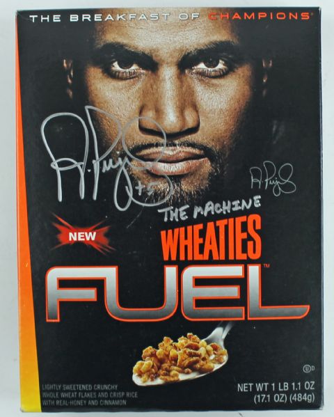 Albert Pujols Signed "The Machine" Wheaties Fuel Cereal Box (PSA/DNA)