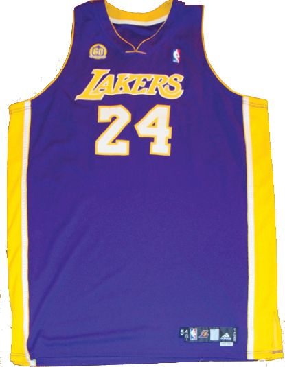 2007-2008 Kobe Bryant Game Worn Uniform with Jersey & Shorts (DC Sports)