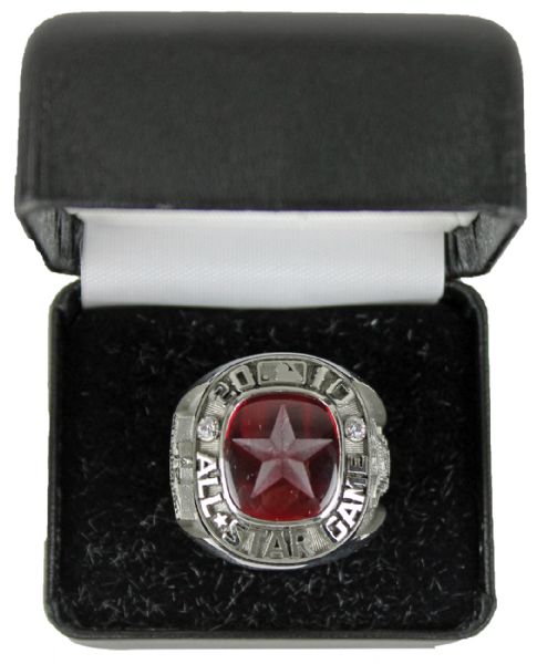 2010 MLB All-Star Game National League Player-Issued "Type B" Ring