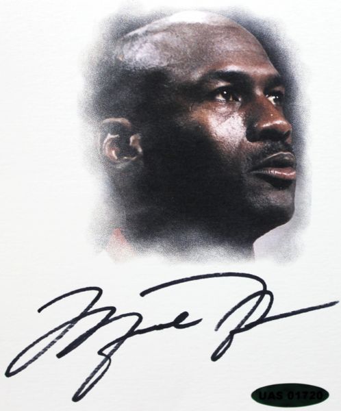 Lot Detail Michael Jordan And Magic Johnson Signed 50 Greatest Basketball Players Lithograph 