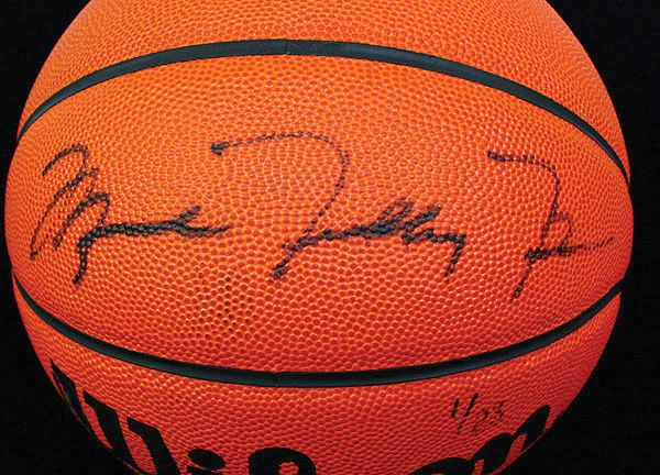Michael Jordan Scarce Limited Edition Wilson Basketball with Rare "Michael Jeffrey Jordan" Autograph (Upper Deck & PSA/DNA)