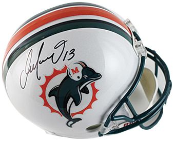 Dan Marino Signed Full Size Miami Dolphins Replica Football Helmet (JSA)