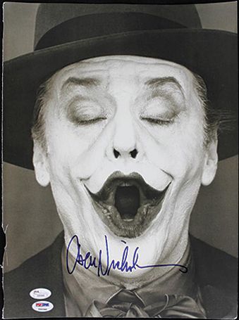 Jack Nicholson "The Joker" Signed 11"x15" Herb Ritts Photo (JSA & PSA/DNA)