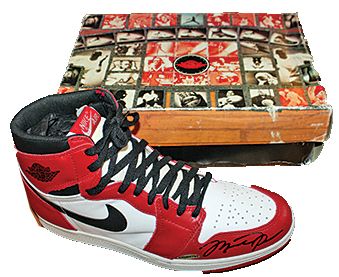 Michael Jordan Signed Nike Retro Air Jordan Basketball Sneaker with Original Box (UDA)