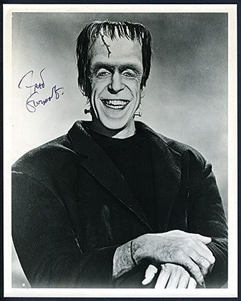 The Munsters: Fred Gwynne Ultra Rare Signed 8" x 10" Photo as "Herman Munster" (JSA)