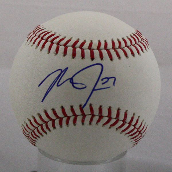 Mike Trout Signed OML Baseball (JSA)