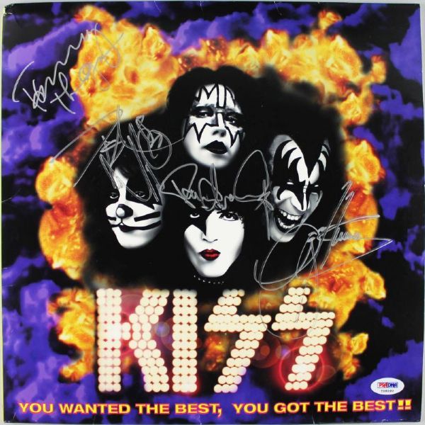 KISS Group Signed Record Album - "You Wanted The Best, You Got the Best!" (PSA/DNA)