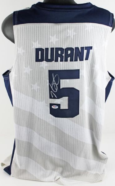Kevin Durant Signed Team USA Basketball Jersey (PSA/DNA)