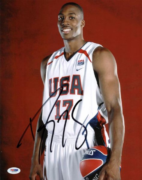 Dwight Howard Signed 11" x 14" Team USA Photo (PSA/DNA)