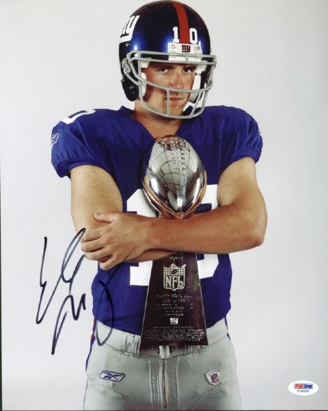 Eli Manning Signed 11" x 14" (PSA/DNA)