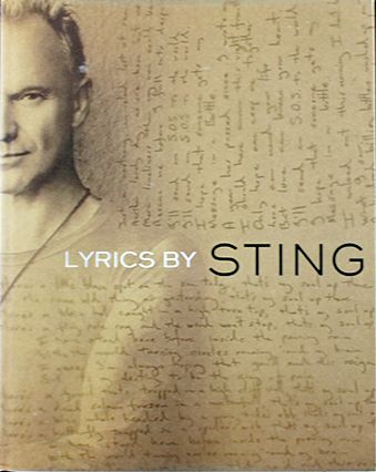 Sting Hand-Signed Hardcover Book "Lyrics by Sting" (PSA/DNA)