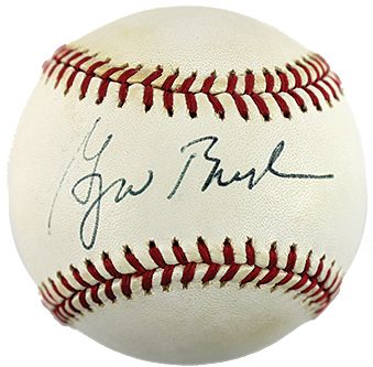 President George W. Bush Signed OAL Baseball (PSA/DNA)