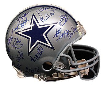 1993 Dallas Cowboys Super Bowl Champs Team Signed Authentic Helmet JSA —  Showpieces Sports