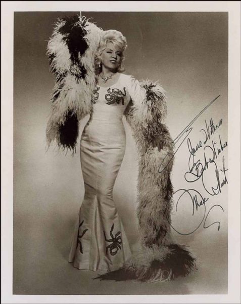 Mae West Superb Signed 8" x 10" Photo Inscribed to Actress Jane Withers! (JSA)