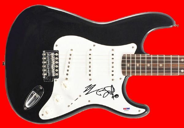 ZZ Top: Billy Gibbons Signed Black Electric Guitar (PSA/DNA)