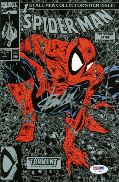 Stan Lee Signed Spider-Man "Torment" Part 1, Volume 1 - August 1990 (PSA/DNA)