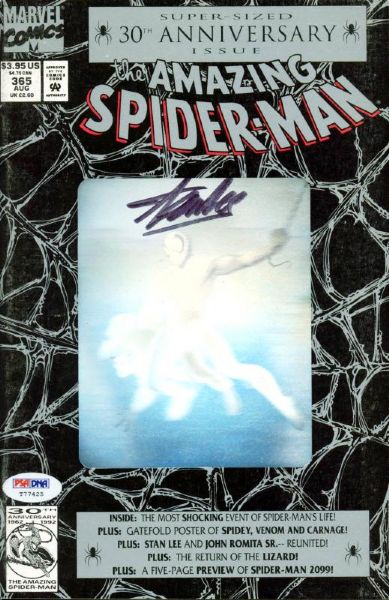 Stan Lee Signed Spider-Man 30th Anniversary Issue August 1992 (PSA/DNA)