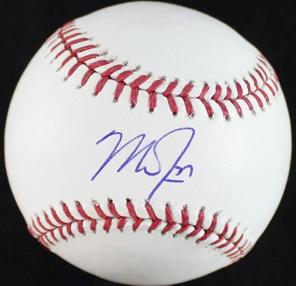Mike Trout Signed OML (Selig) Baseball (PSA/DNA)