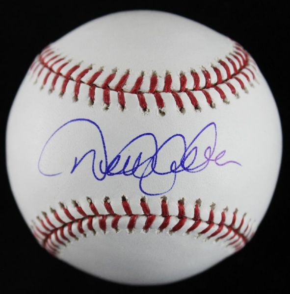 Derek Jeter Signed OML (Selig) Baseball (Steiner & PSA/DNA)