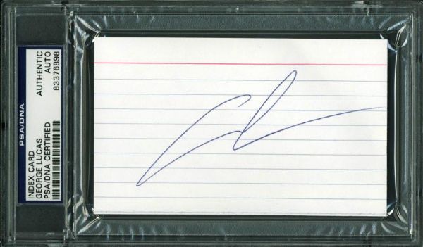 George Lucas Signed 3" x 5" Index Card (PSA/DNA Encapsulated)