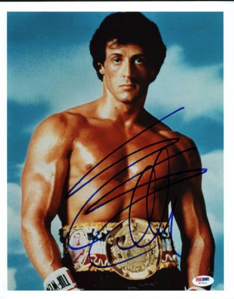 Sylvester Stallone "Rocky" Signed 11" x 14" Photo (PSA/DNA)