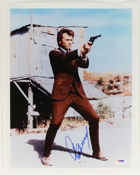 Clint Eastwood "Dirty Harry" Signed  11"x14" Photo (PSA/DNA)