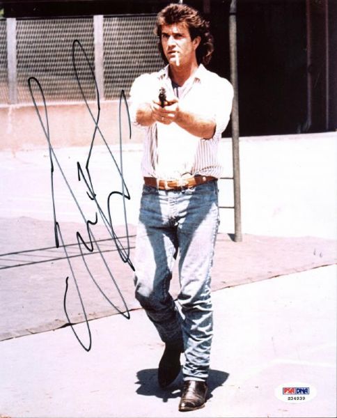 Mel Gibson "Lethal Weapon" Signed 8" x 10" Photo (PSA/DNA)