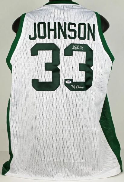 Magic Johnson Signed "79 Champs" Michigan State University Basketball Jersey (PSA/DNA ITP)