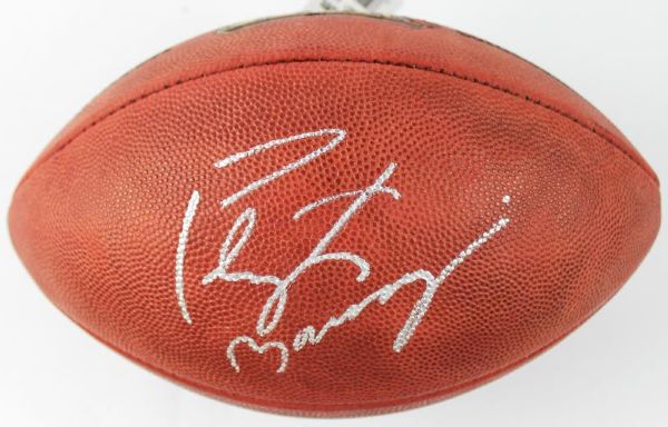 Peyton Manning Signed NFL Official Super Bowl XLI "The Duke" Football (PSA/DNA)