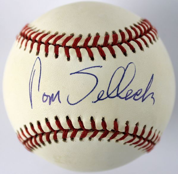 Tom Selleck Signed OAL (Brown) Baseball (JSA)