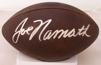 Joe Namath Signed "The Duke" Model Football (JSA)