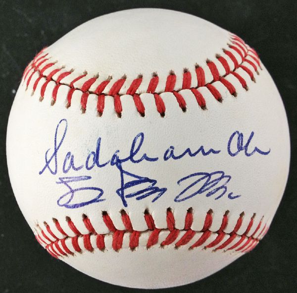 Sadaharu Oh Signed OAL Baseball with Japanese & English Autographs! (PSA/DNA)