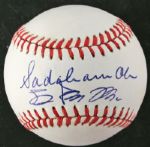 Sadaharu Oh Signed OAL Baseball with Japanese & English Autographs! (PSA/DNA)