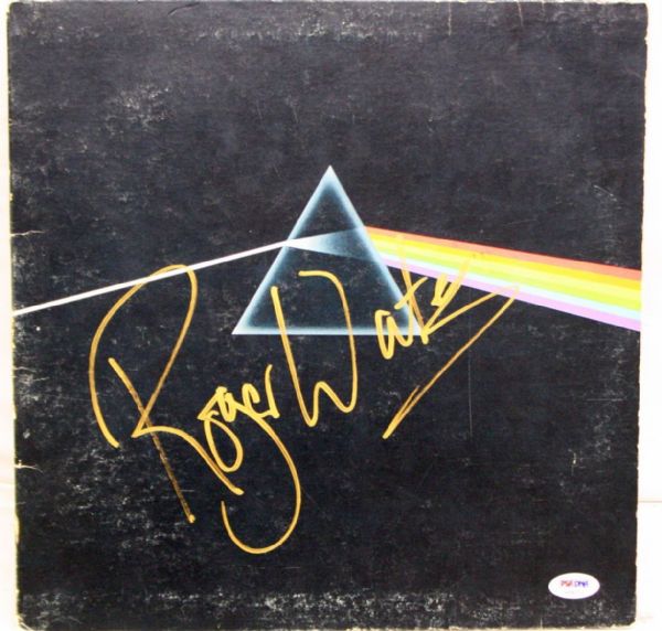 Pink Floyd: Roger Waters Signed "Dark Side of the Moon" LP (PSA/DNA)
