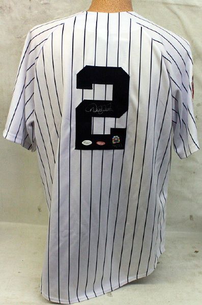 Rare Limited Edition "16/22" 1997 Derek Jeter Signed Yankees Jersey (JSA, Steiner & MLB) 
